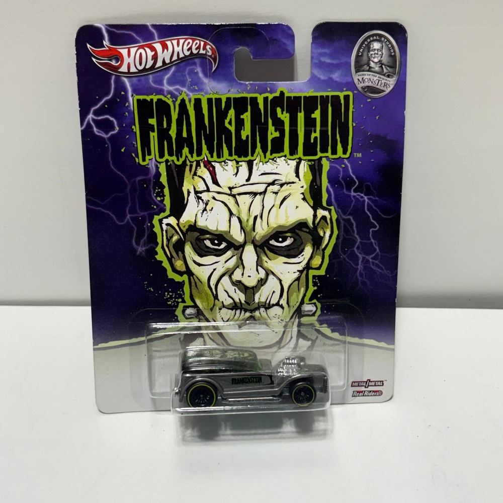 Hot Wheels Universal Monsters Frankenstein Double Demon Delivery Real Riders New